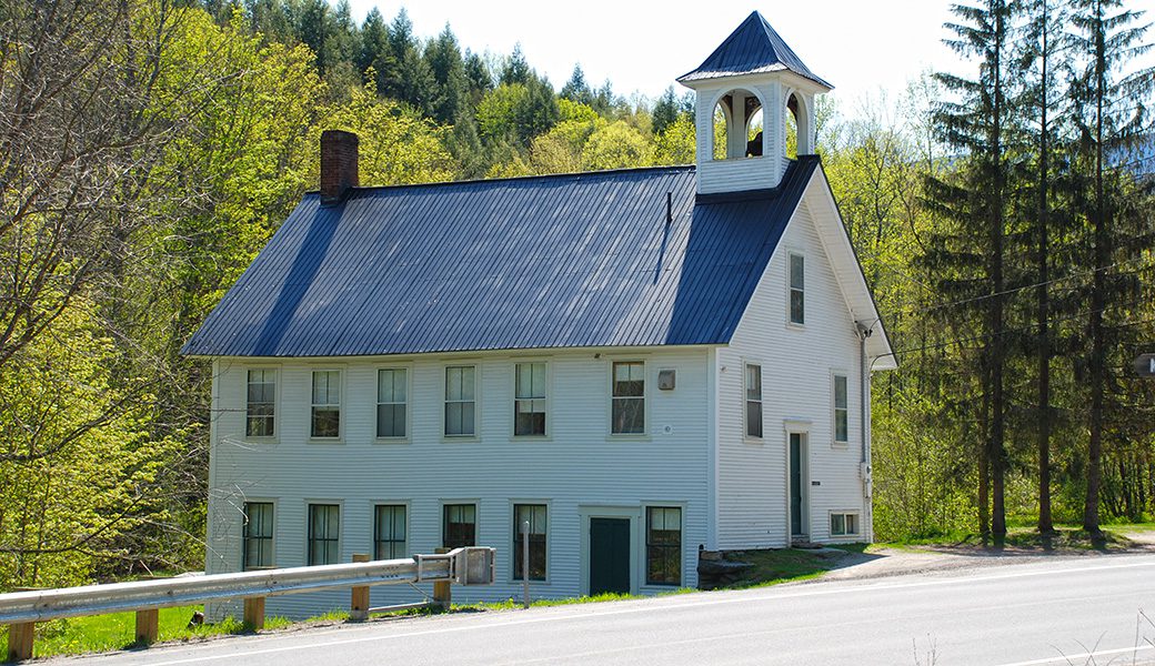 Number Nine Schoolhouse in Spring